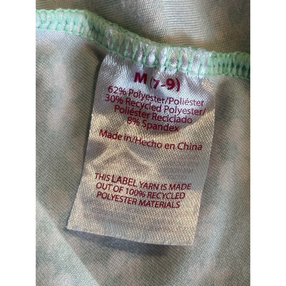 No Boundaries Green/White Floral Sun‎ Dress Ruffle Straps Size M High/Low - Picture 8 of 8